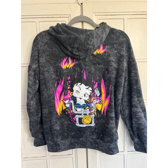 Betty Boop size medium women’s hoodie sweatshirt - Picture 2 of 3